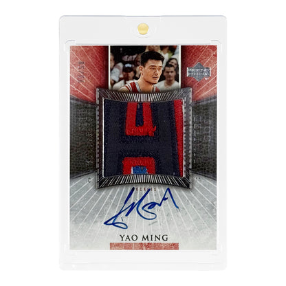 Yao Ming 2006 Upper Deck Exquisite Collection 23/50 Patch Auto #LL-YM