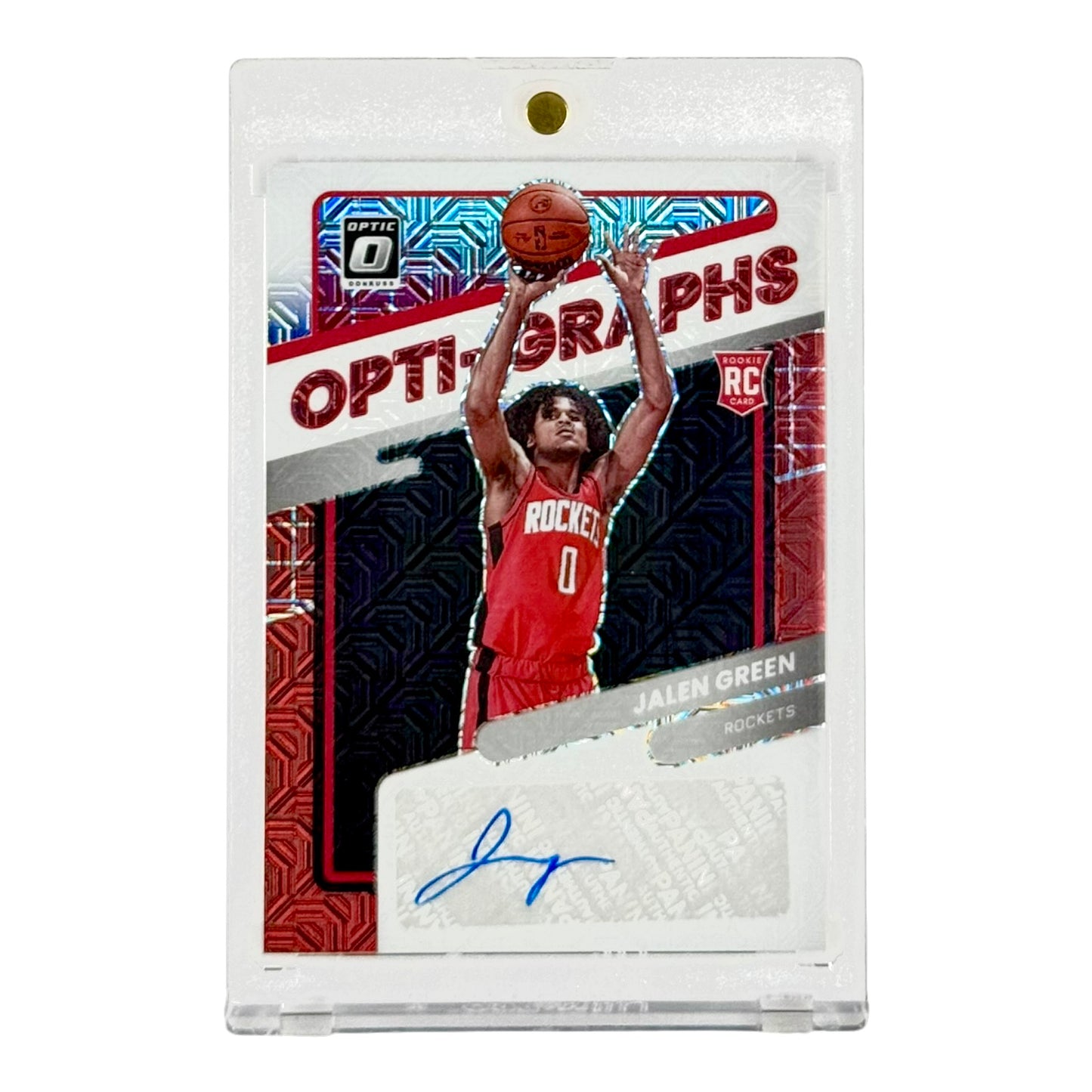 Jalen Green 2021-22 Contenders Optic Rookie RC Auto Opti-Graphs #OG-JGR