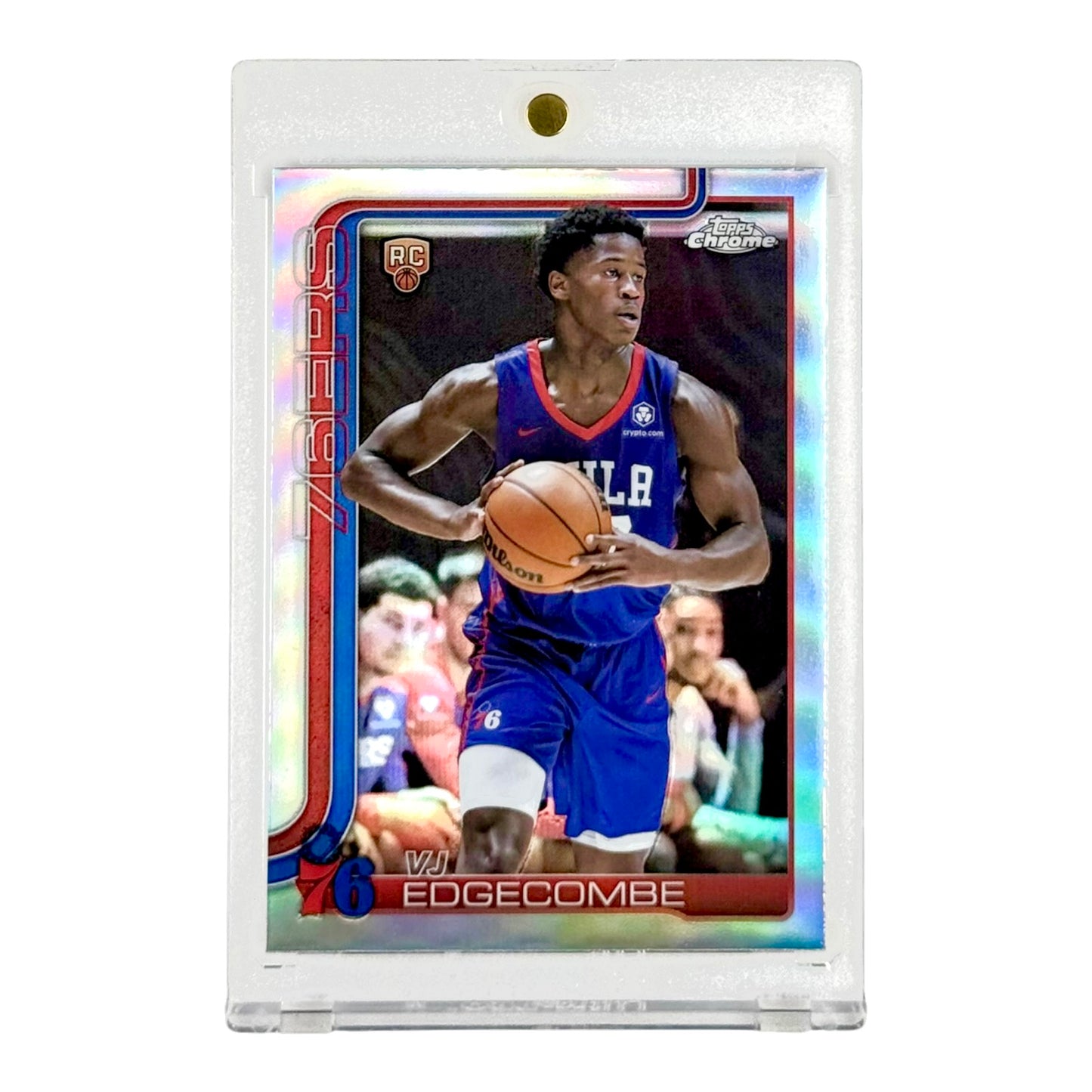 VJ Edgecombe 2025-26 Topps Chrome Rookie RC Refractor #253