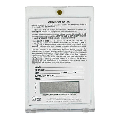 Will Riley 2025-26 Topps Chrome Rookie RC Auto Online Redemption Card #TACR-WR