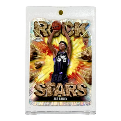 Ace Bailey 2025-26 Topps Chrome Rock Stars Rookie RC Case Hit SSP #RS-20