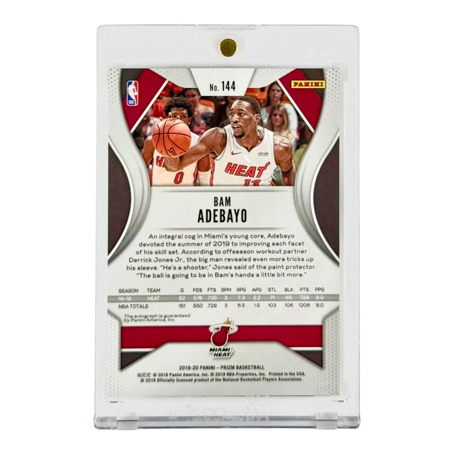 Bam Adebayo 2019-20 Prizm Auto #144