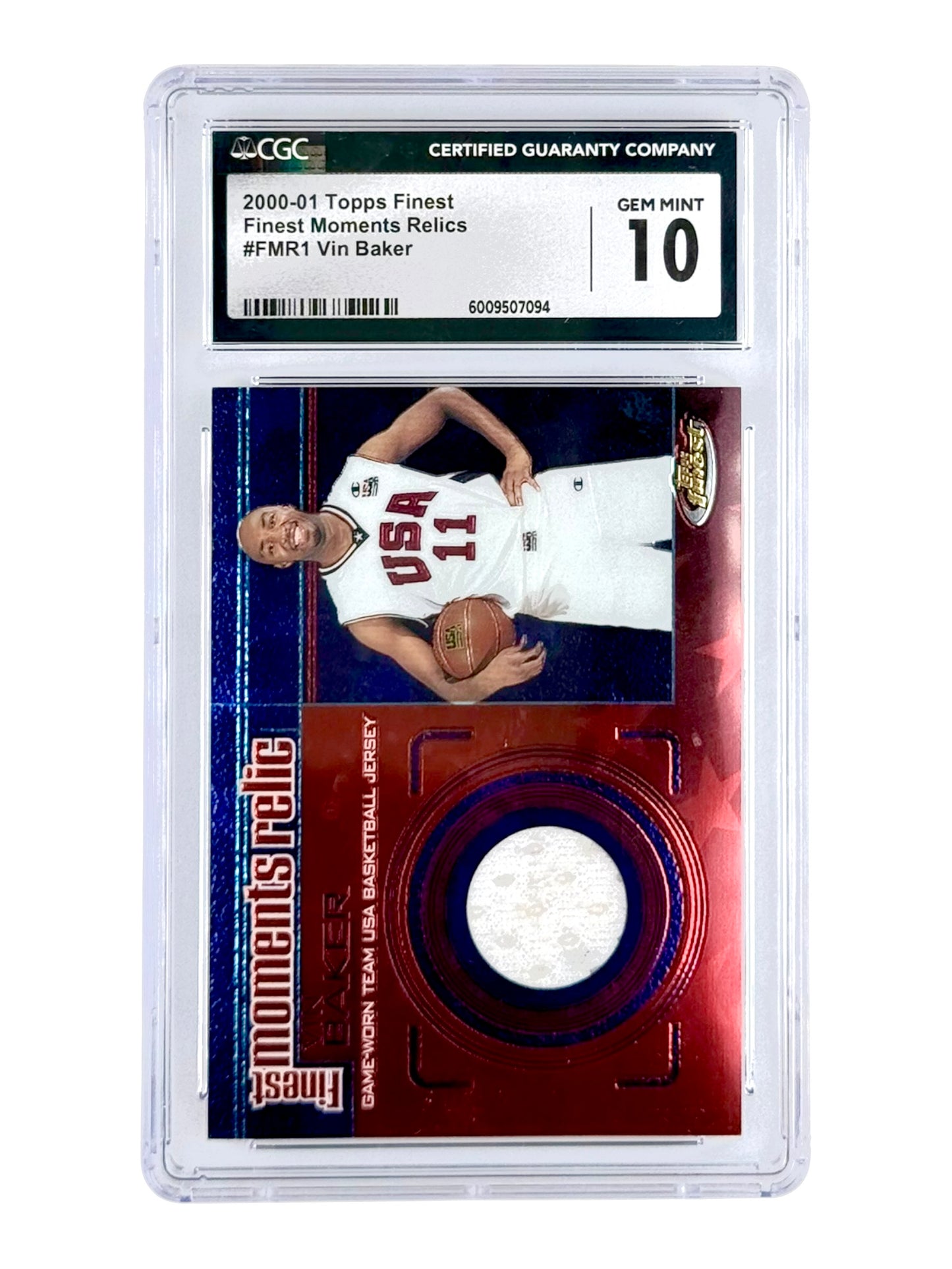 Set of 12 2000 Topps Finest Moment Team USA CGC