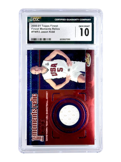 Set of 12 2000 Topps Finest Moment Team USA CGC
