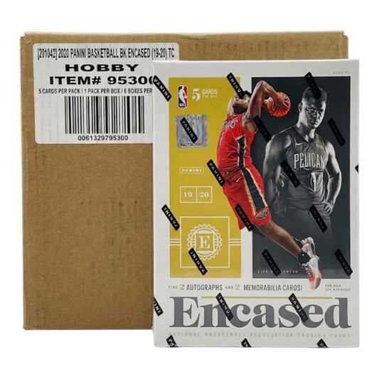2019-20 Panini Encased Basketball Hobby Factory Sealed Case