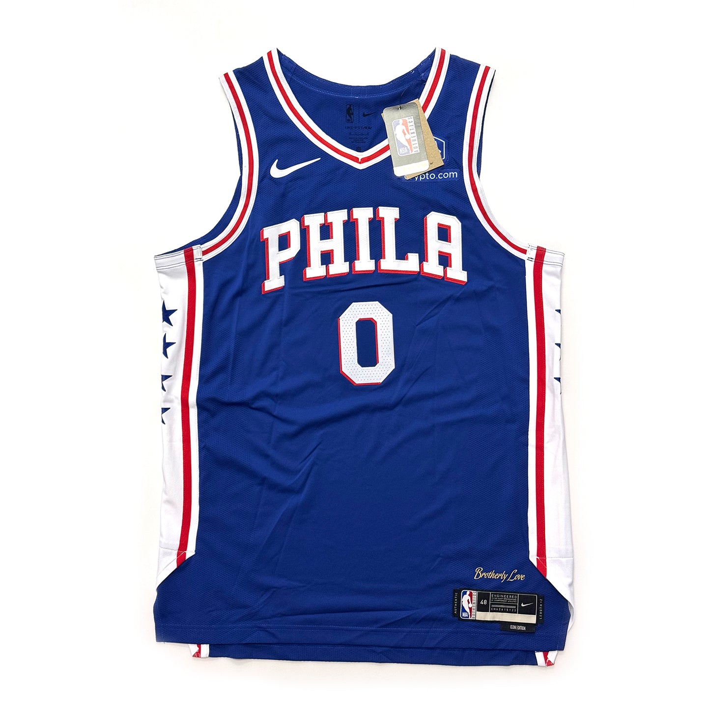 Tyrese Maxey Philadelphia 76ers Fanatics Authentic Autographed Nike Jersey - Navy Icon Edition with "Mad Max" Inscription