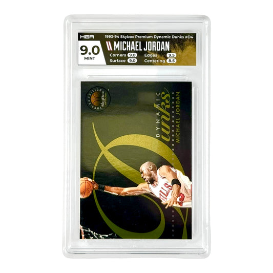 Michael Jordan 1993-94 Skybox Premium Dynamic Dunk #D4 HGA 9