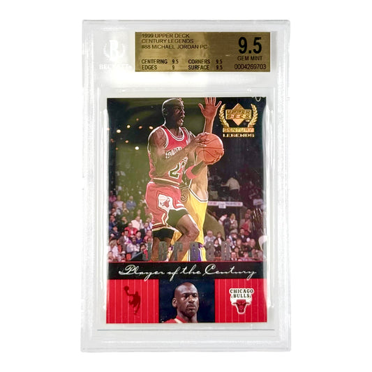 Michael Jordan 1999 Upper Deck Century Legends #88 BGS 9.5