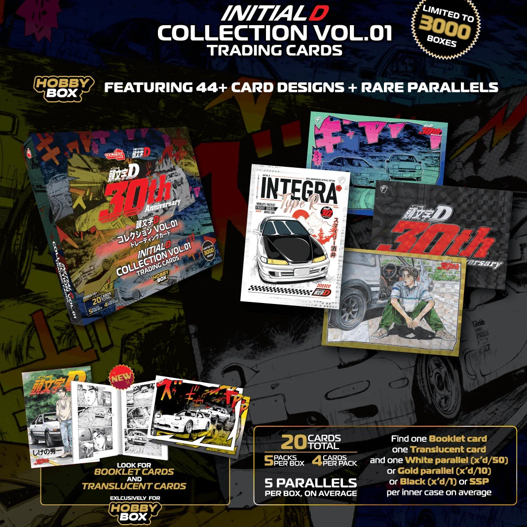 頭文字 D Initial D 30th Anniversary - Vol.01 Hobby Box