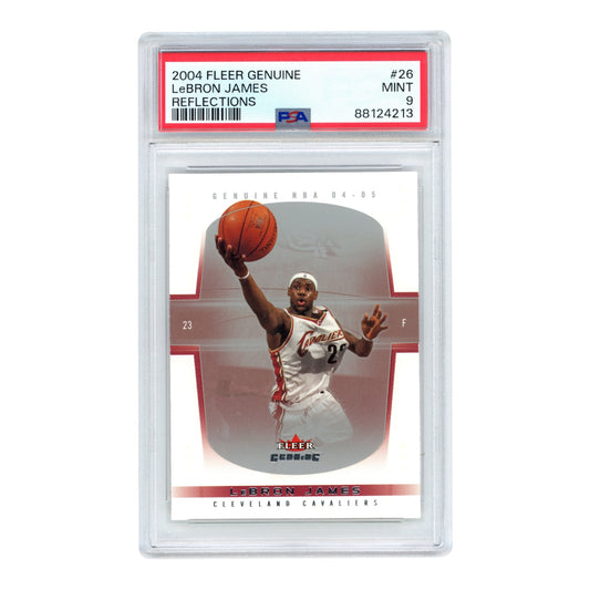 Lebron James 2004 Skybox Fleer Genuine Reflections #26 PSA 9