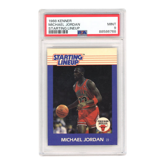 Michael Jordan 1988 Kenner Starting Line Up PSA 9