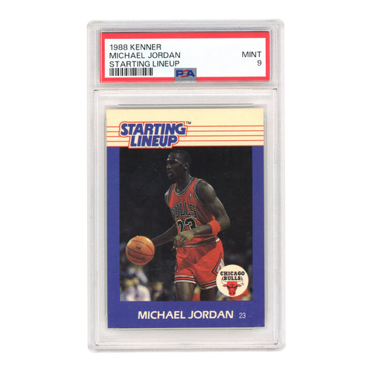 Michael Jordan 1988 Kenner Starting Line Up PSA 9