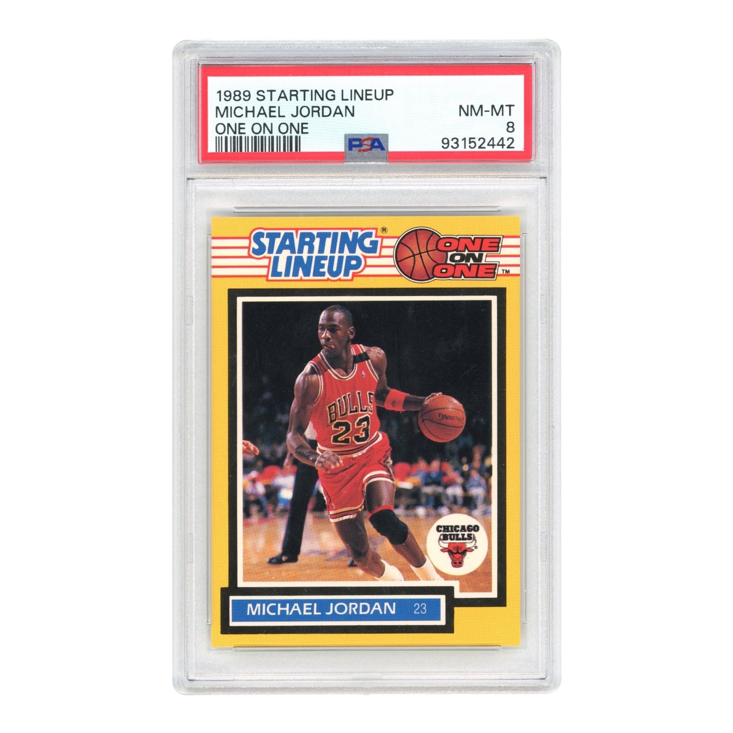 Michael Jordan 1989 Starting Line Up One On One PSA 8