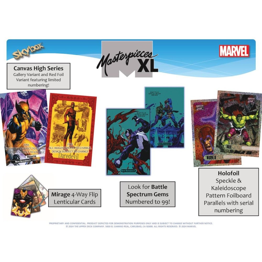 2024 Upper Deck Marvel Masterpieces XL Hobby Box