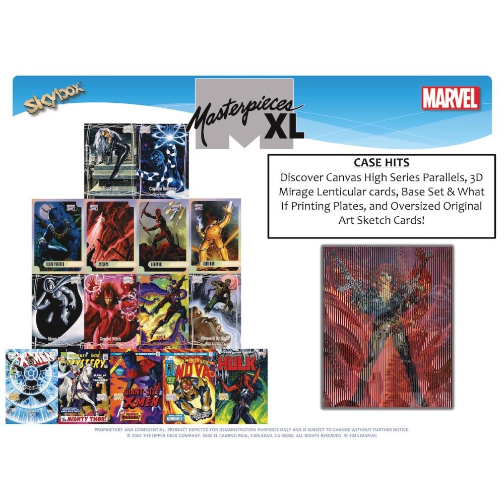 2024 Upper Deck Marvel Masterpieces XL Hobby Box