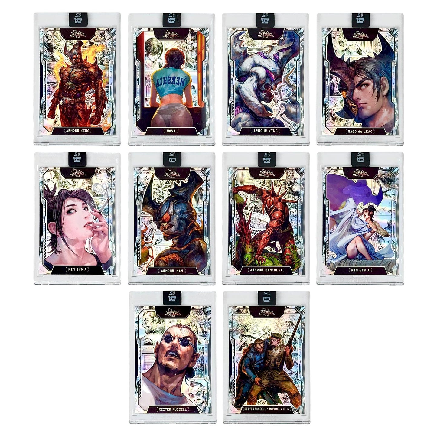 Set of 10 虎甲人 2024 Inno Forge Studio Armour Man