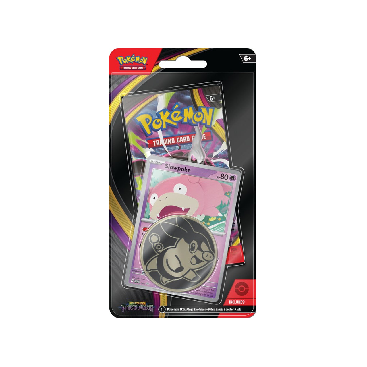 Pokemon English Mega Evolution M5 Pitch Black - Checklane Blister - Slowpoke