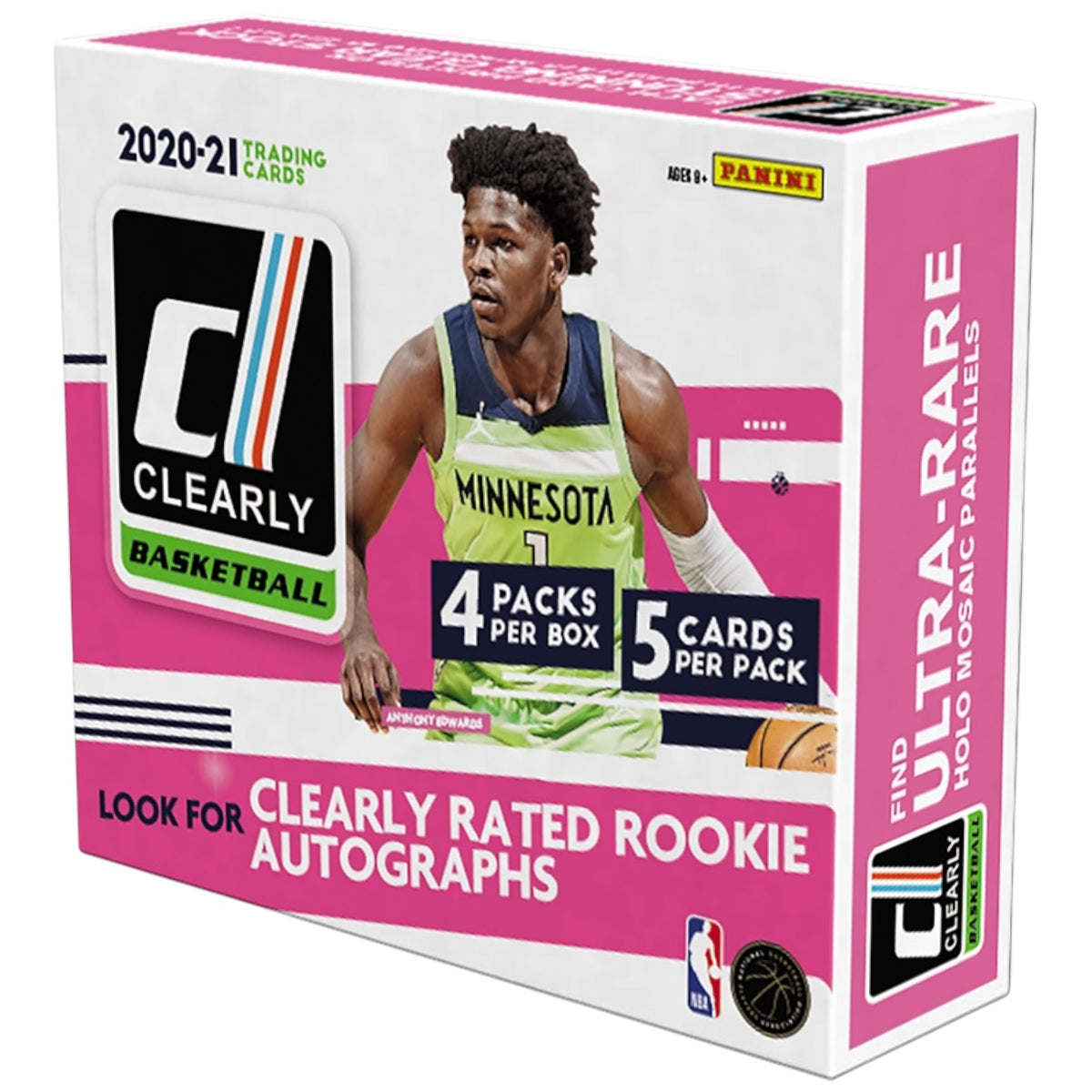 2020-21 Panini Basketball Clearly Donruss Factory Sealed Case