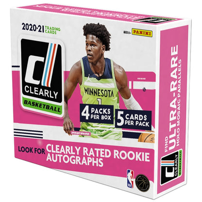 2020-21 Panini Basketball Clearly Donruss Factory Sealed Case