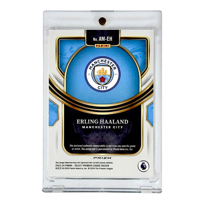 Erling Haaland 2023-24 Select Premier League Soccer Jersey Auto #AM-EH