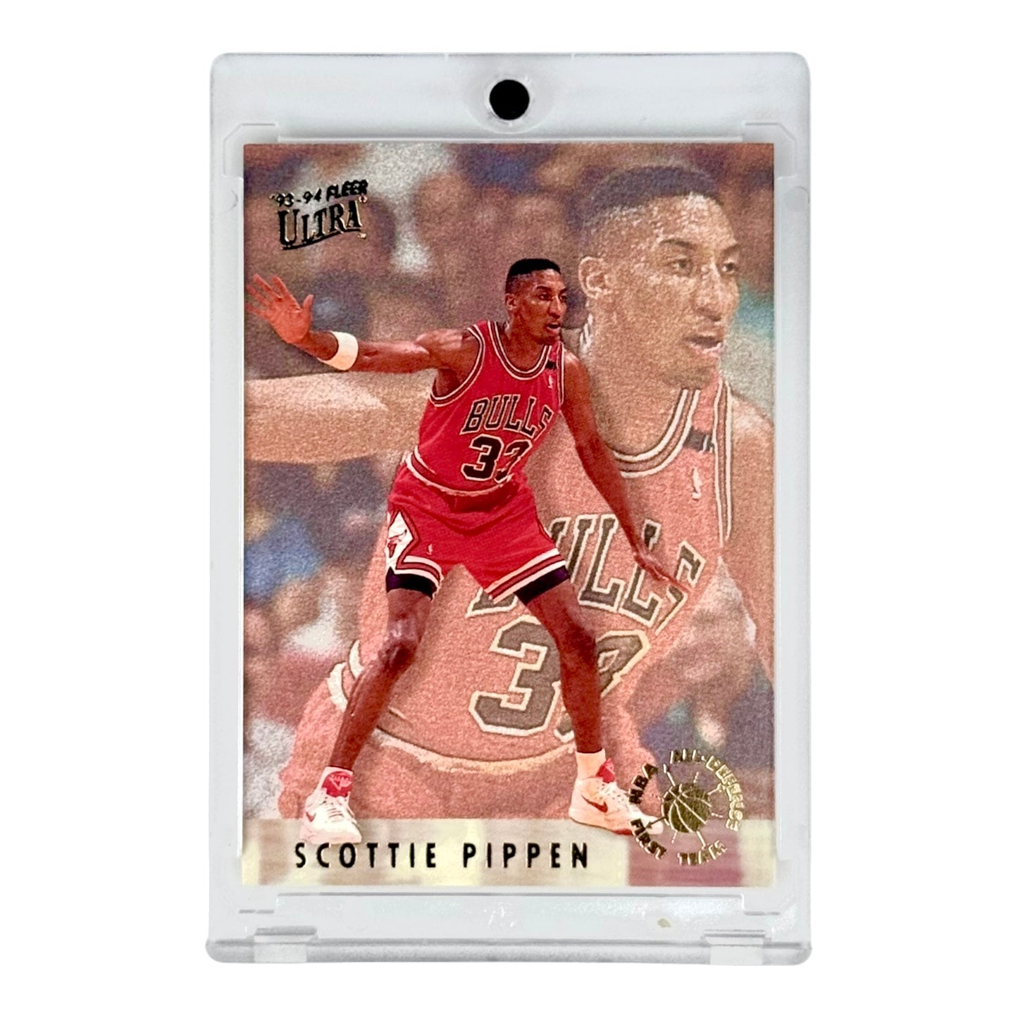 Scottie Pippen 1993 FLeer Ultra NBA All Defense 1st Team #4