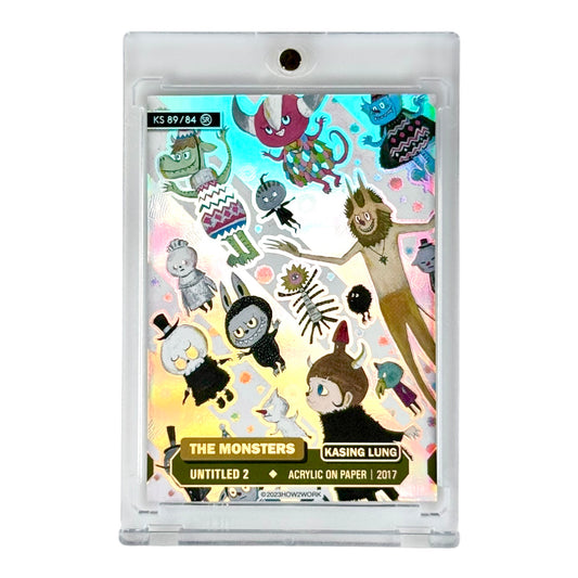 Labubu 2023 How2work The Monster Series 2 Trading Card Foil Print Sketch #89 SR