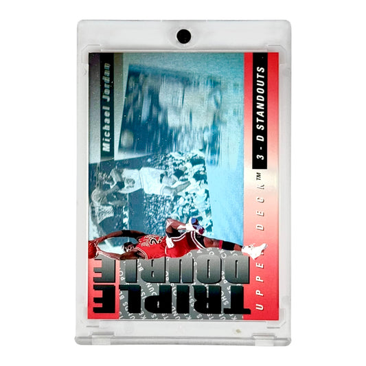 Michael Jordan 1993 Upper Deck 3-D Standouts Triple Double #TD2