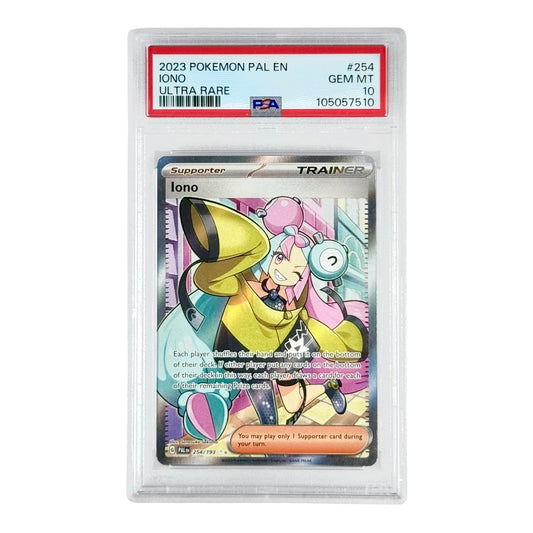 Iono 2023 Pokemon English Paldea Evolved #254 UR PSA 10
