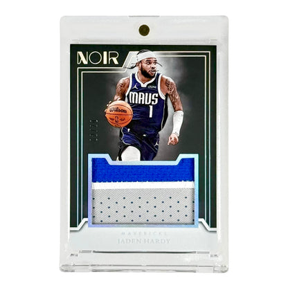 Jaden Hardy 2024-25 Noir Jumbo Patch 3 Color Game Worn 02/20 #JM-HRD