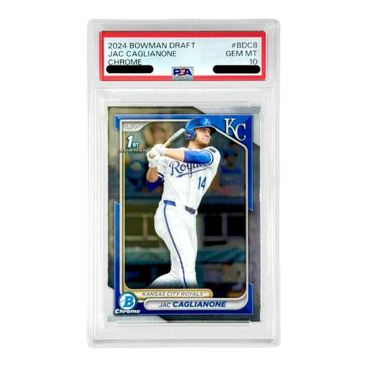 Jac Caglianone 2024 Topps Bowman Draft #BDC8 PSA 10