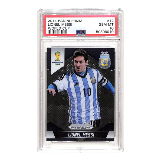Lionel Messi 2014 Prizm World Cup #12 PSA 10