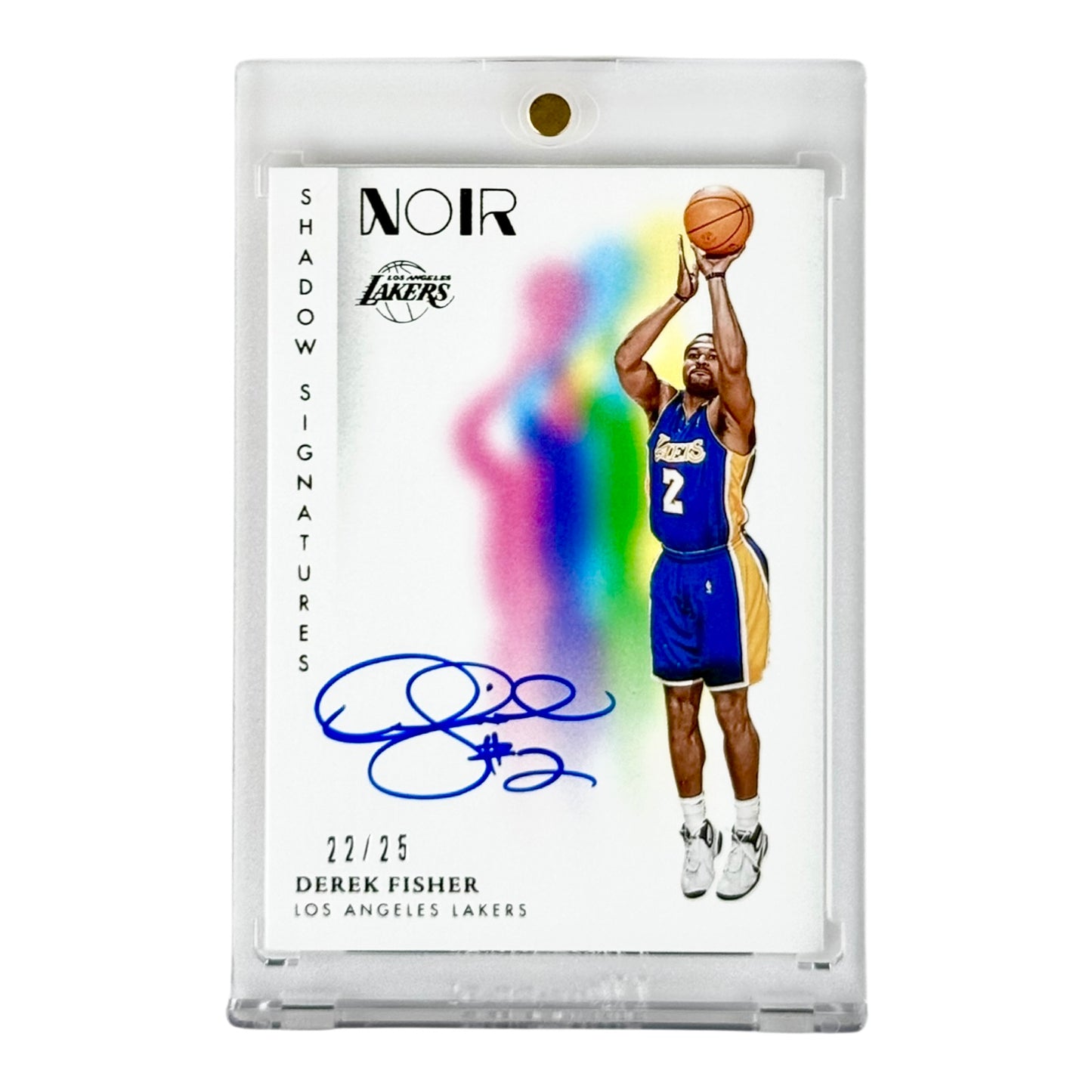 Derek Fisher 2023-24 Noir Shadow Signature Auto 22/25 #STS-DFS
