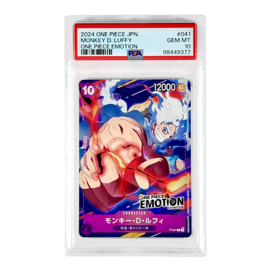 Monkey D. Luffy 2024 One Piece Japanese One Piece Emotion #041 PSA 10