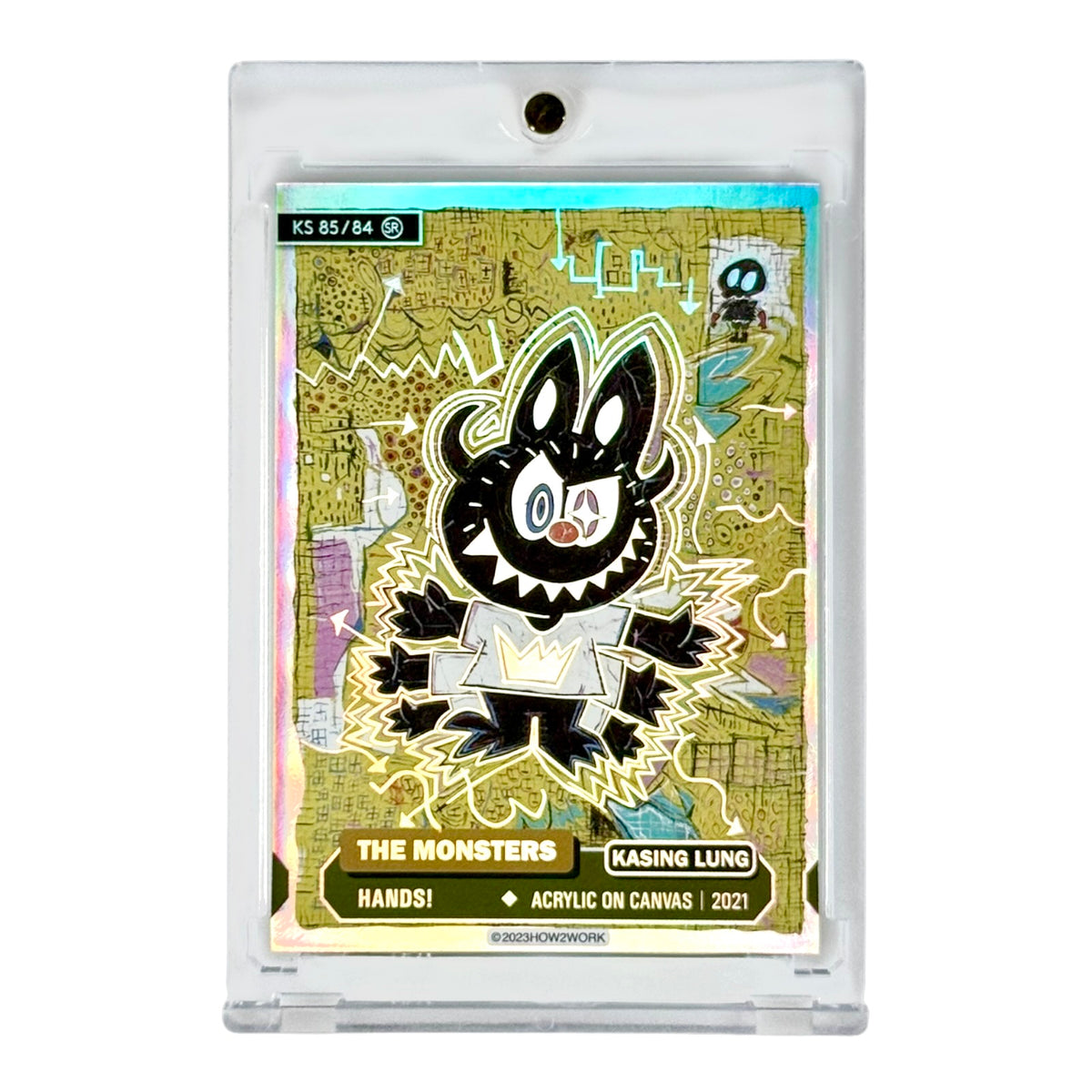 Labubu 2023 How2work The Monster Series 2 Trading Card Foil Print Sket ...