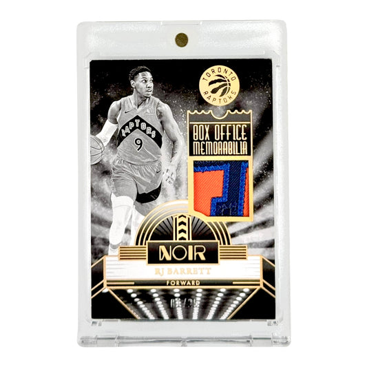 RJ Barrett 2023-24 Panini Noir Patch 01/25 #BOM-RJB