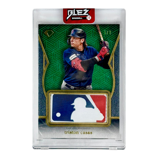 Trsiton Casas 2024 Topps Diamond Icons Game Used Logo Patch 1 of 1 #BLP-CAS