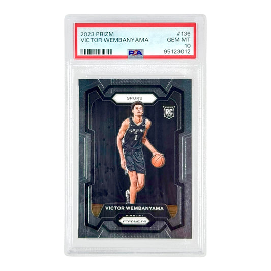Victor Wembanyama 2023 Prizm Rookie RC #136 PSA 10