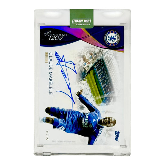 Claude Makelele Topps Lineage 120 Auto 11/15