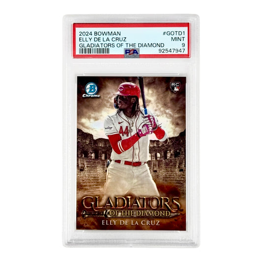 Elly De La Cruz 2024 Bowman Gladiators of the Diamond Rookie RC #GOTD1 PSA 9