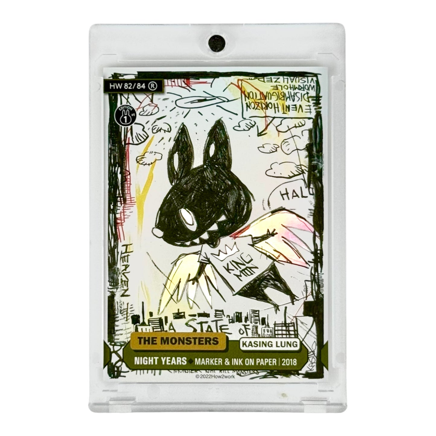 Labubu 2022 How2work The Monster Series 1 #82/84 R