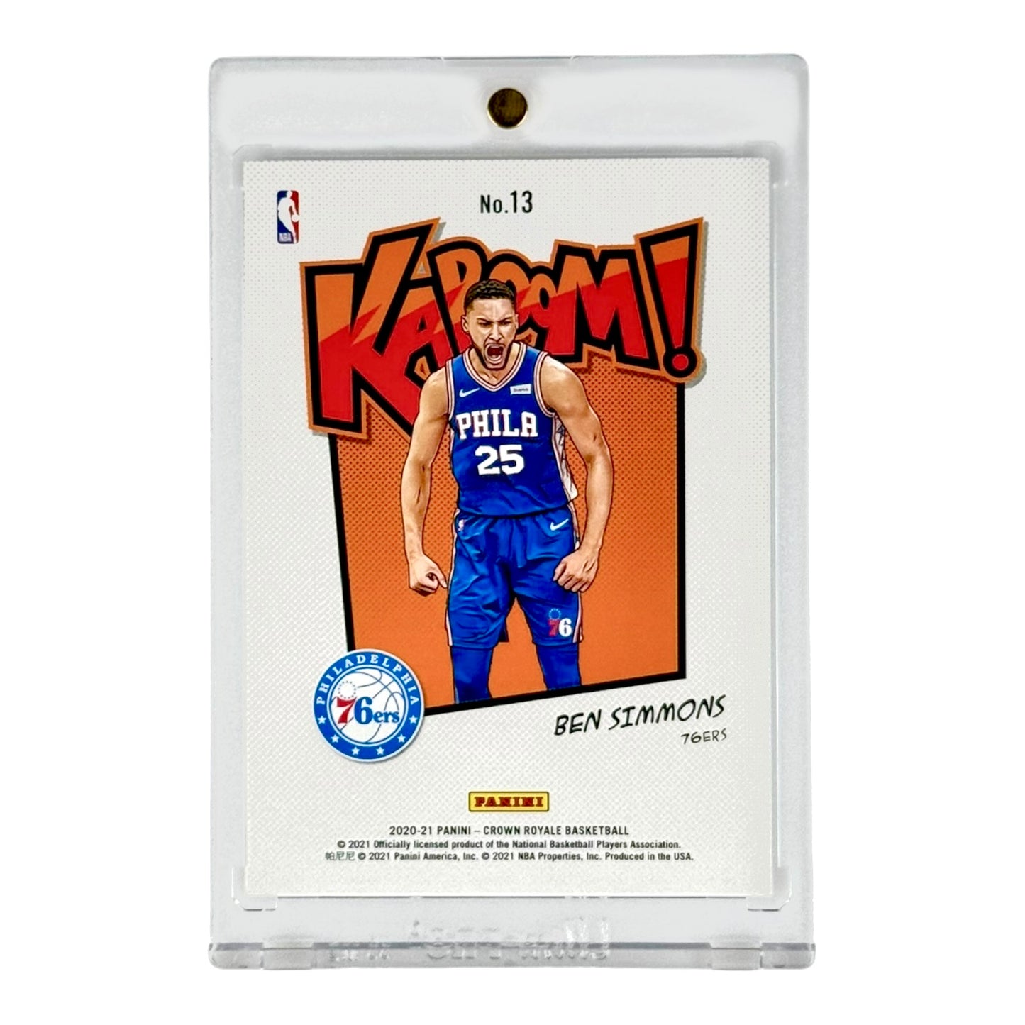 Ben Simmons 2020-21 Crown Royale Kaboom #13