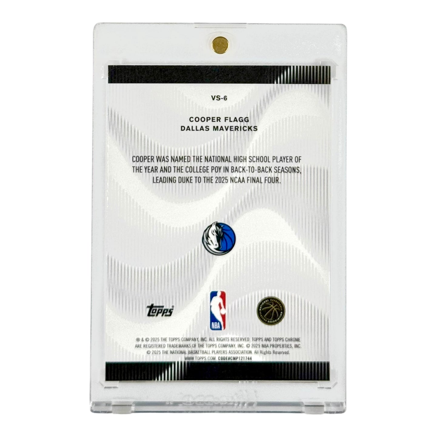 Set of 3 Copper Flagg 2025 Topps Chrome Basketball Rookie RC