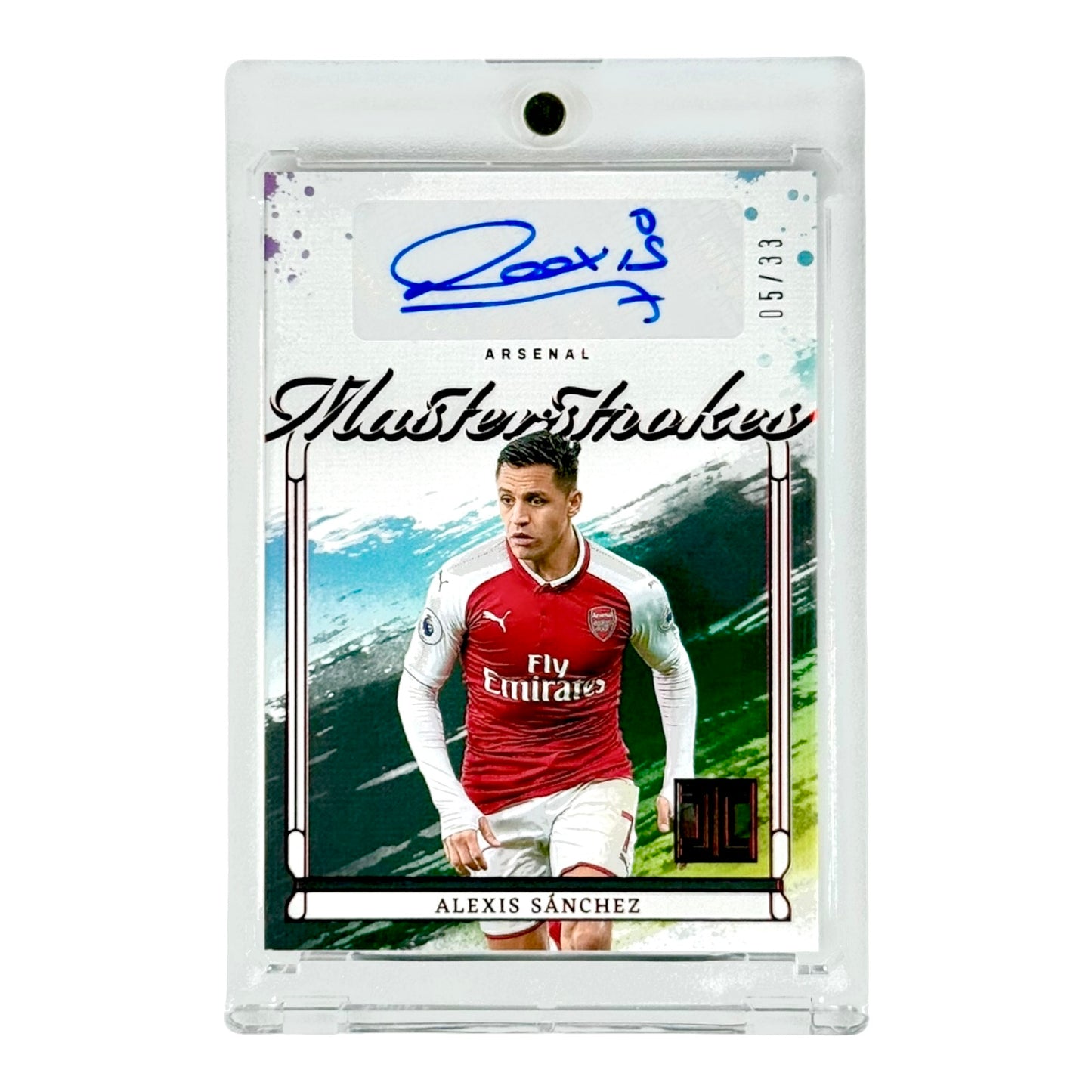 Alexis Sanchez 2024-25 Impeccable Premier League Soccer Auto 05/33 #M-AS