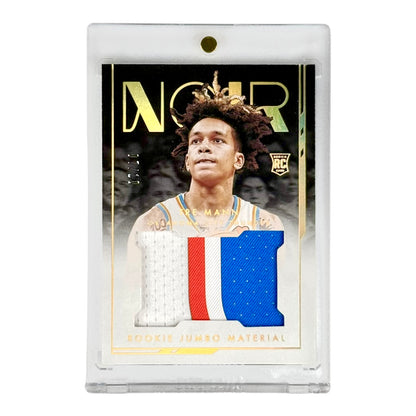 Tre Mann 2021-22 Noir Rookie Jumbo Material Patch RC 07/10 #RJM-TRE