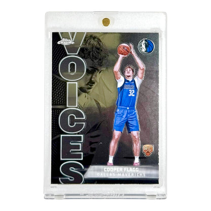 Set of 3 Copper Flagg 2025 Topps Chrome Basketball Rookie RC
