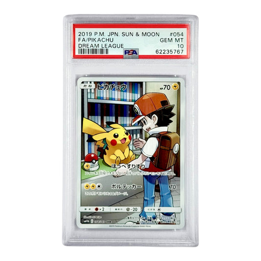 Pikachu 2019 Pokemona Japanese Sm11b #054 PSA 10