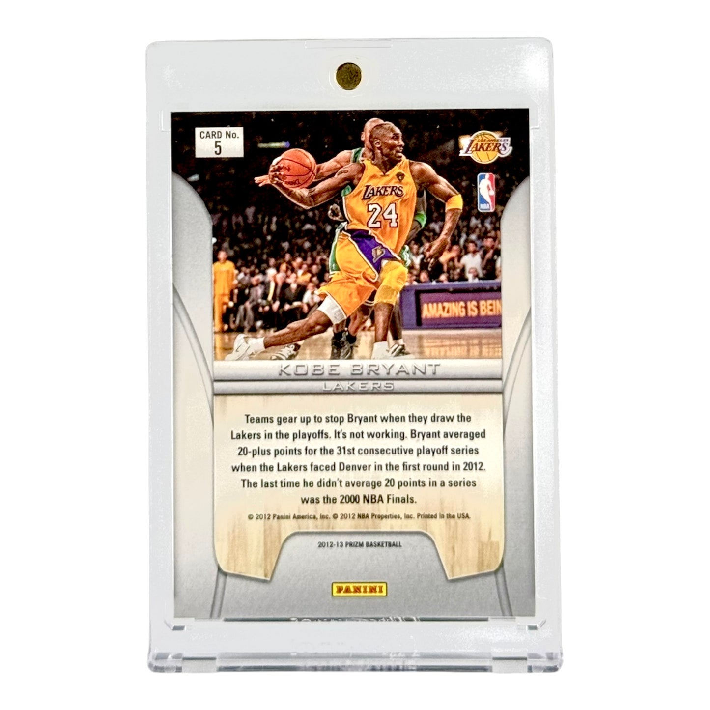 Kobe Bryant 2012-13 Panini Prizm Finalist #5