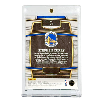 Stephen Curry 2021-22 Panini Select Red White Blue #94