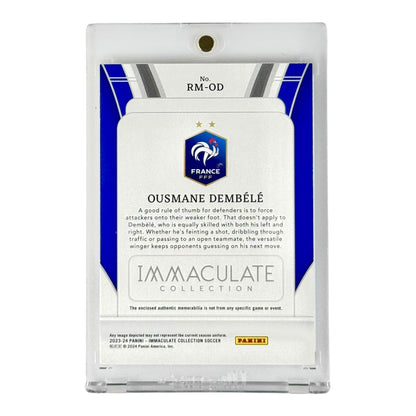 Ousmane Dembele 2023-24 Immaculate Jersey 82/99 #RM-OD