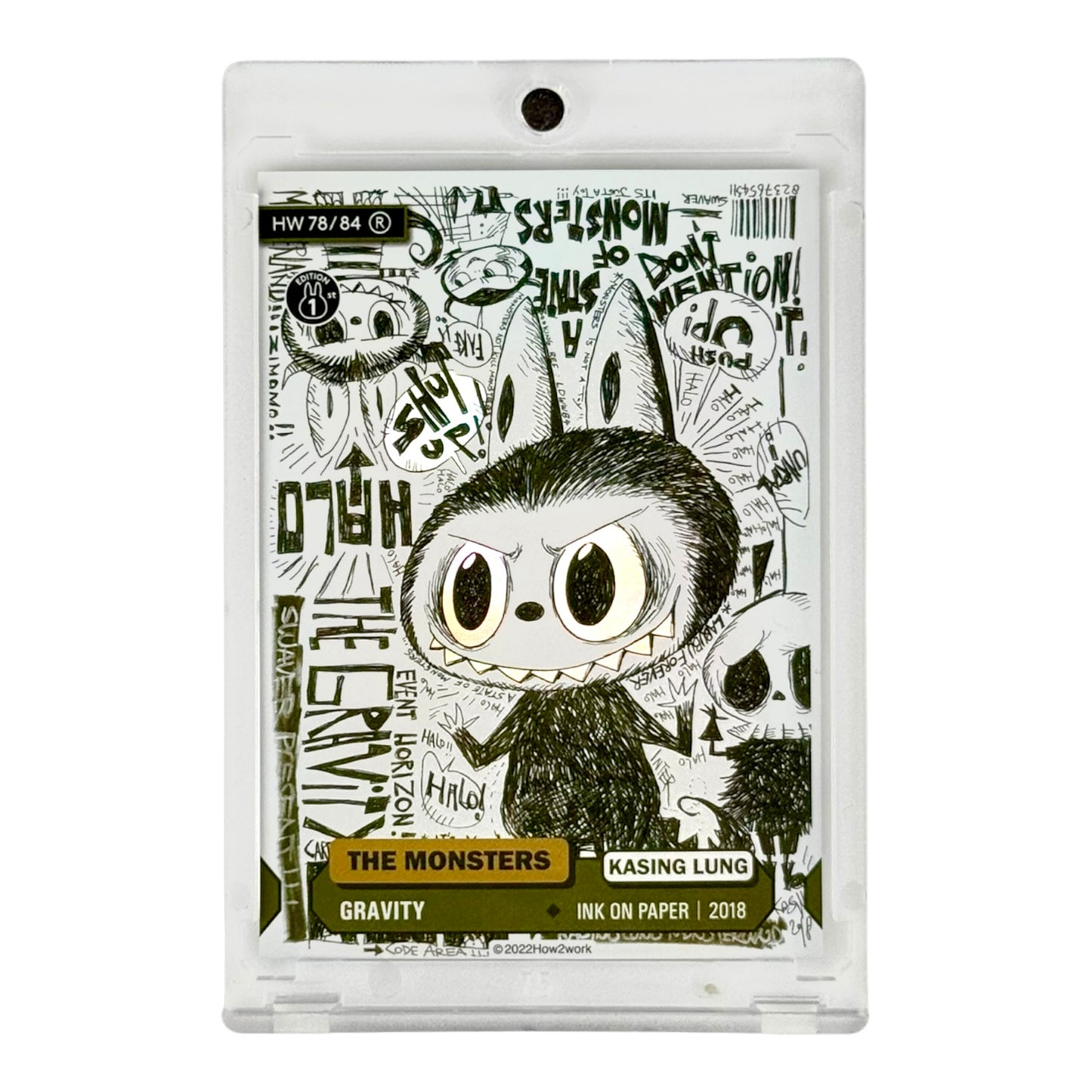 Labubu 2022 How2work The Monster Series 1 #78/84 R
